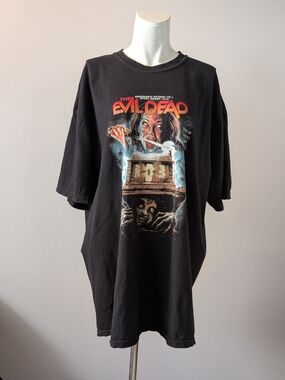 The Evil Dead mystic museum Graphic Tee Black Men's Shirt Sz XXL Deadites Horror